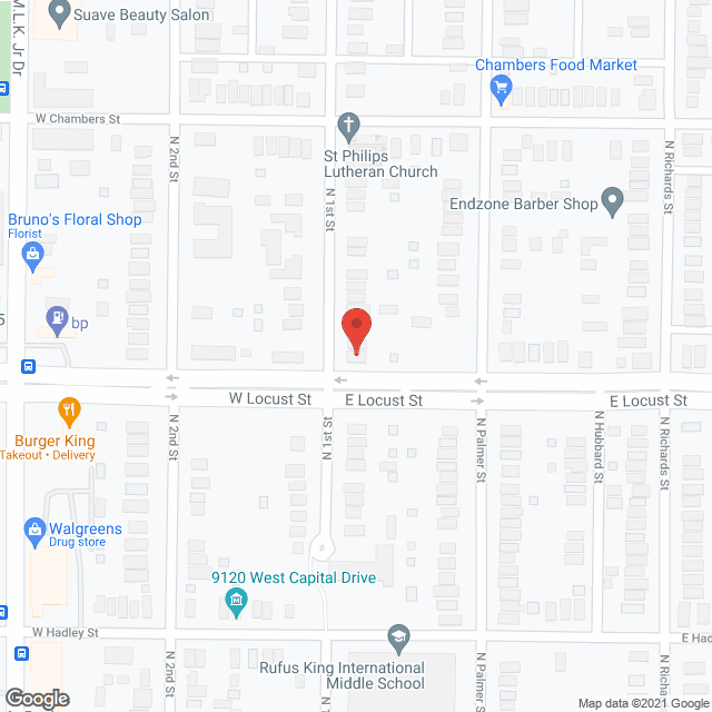Map of the neighborhood around Match, Inc.