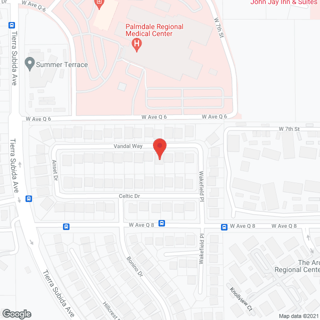 Map of the neighborhood around H and M Home Care Corp