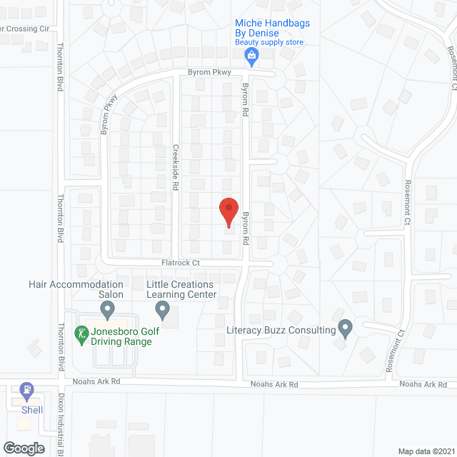 Map of the neighborhood around Paradise Home Living