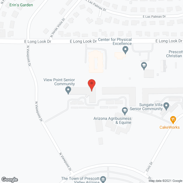 Map of the neighborhood around View Point Senior Community