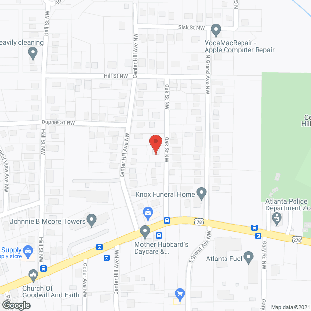 Map of the neighborhood around Rainbow of Success