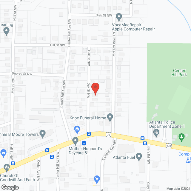 Map of the neighborhood around Rainbow of Success