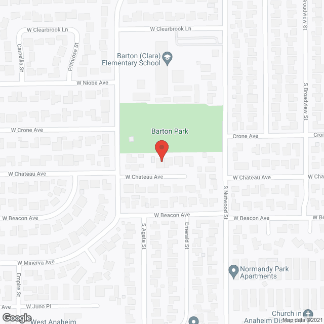 Map of the neighborhood around Back to Eden Care Home