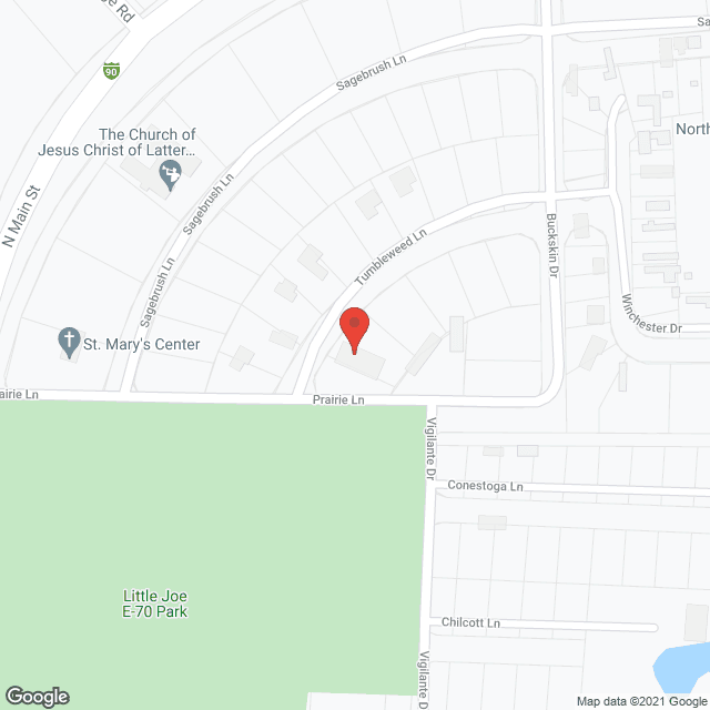 Map of the neighborhood around Beyond Home