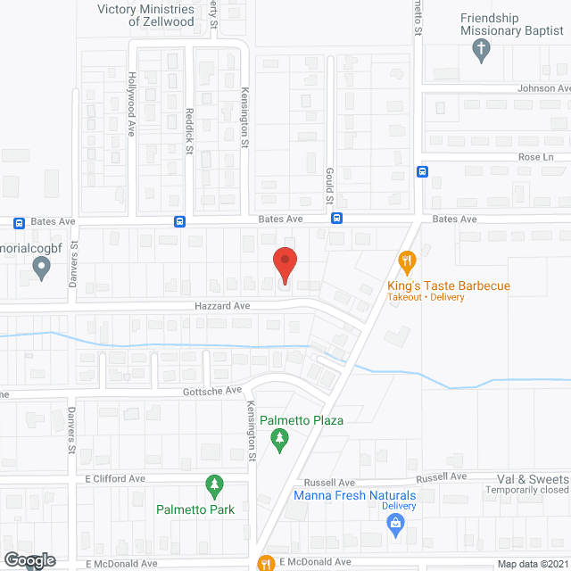 Map of the neighborhood around Voliazzo Hester