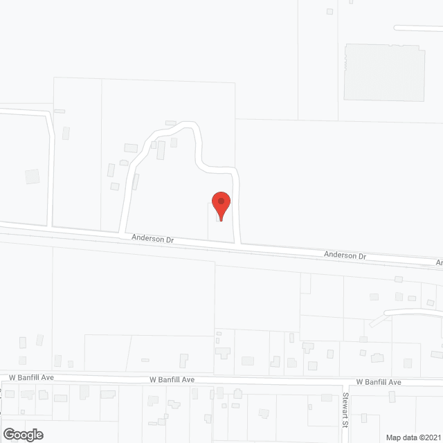 Map of the neighborhood around Happy Acres