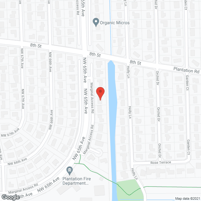 Map of the neighborhood around Dejay's Adult Care