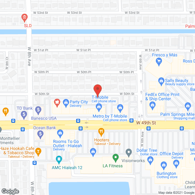 Map of the neighborhood around My Family Home