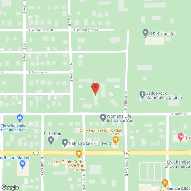 Map of the neighborhood around Pine Manor