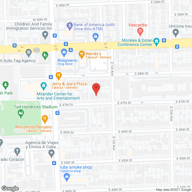 Map of the neighborhood around New Home Senior Care, Inc