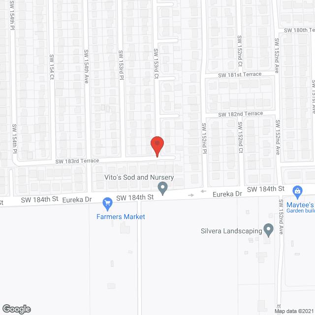 Map of the neighborhood around Los Abuelitos Felices, Inc
