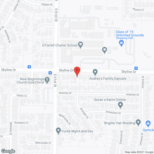 Map of the neighborhood around Barkley Residential