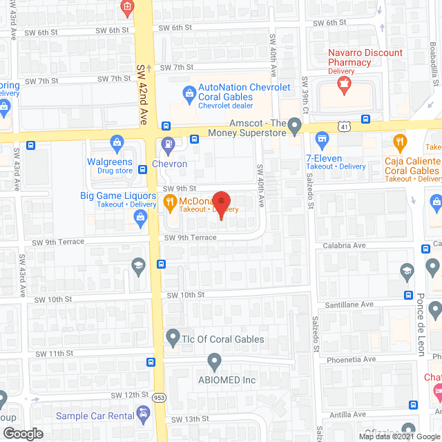 Map of the neighborhood around Gonzalez and Sons Home Care
