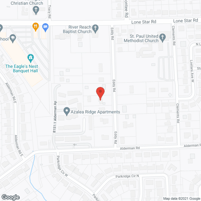 Map of the neighborhood around Christian Family Care Home