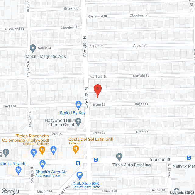 Map of the neighborhood around Gold Coast Loving Care, Inc