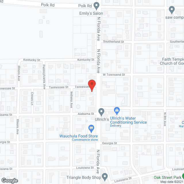Map of the neighborhood around Caring Hands Ministry ALF LLC