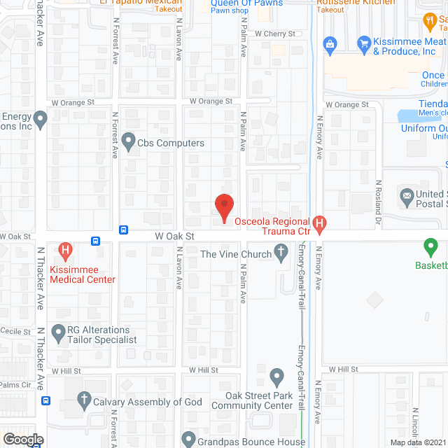 Map of the neighborhood around The Gentle Shepherd Assisted Living Facility