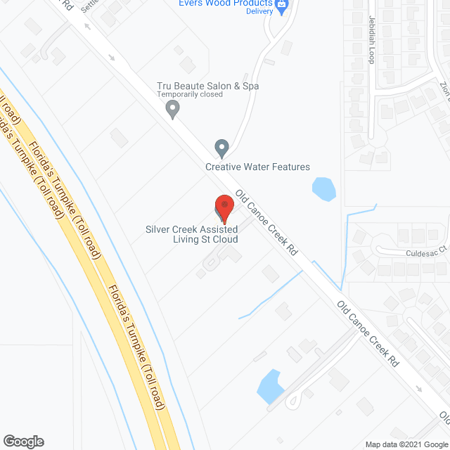 Map of the neighborhood around Silver Creek Assisted Living St. Cloud