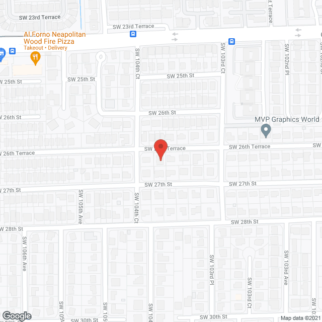Map of the neighborhood around Adiuvo 3
