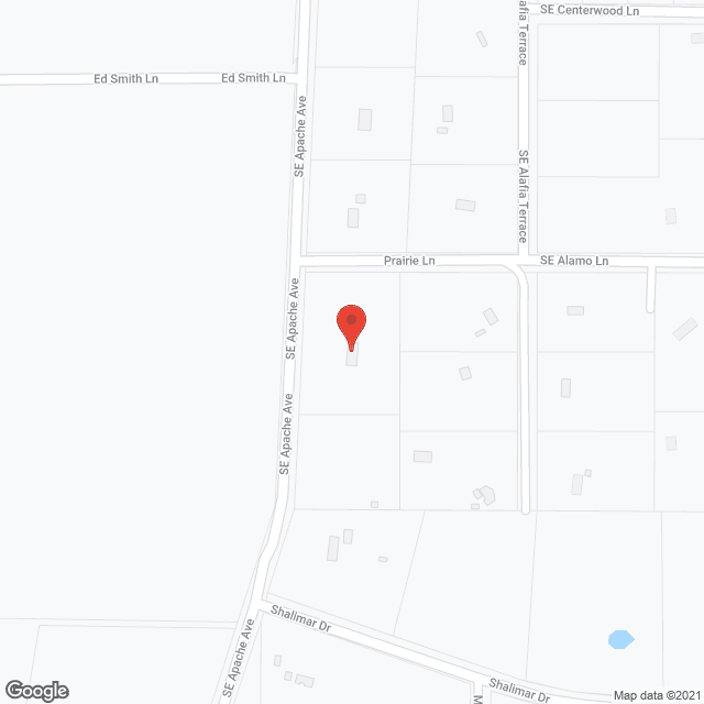 Map of the neighborhood around Meadowlands Senior Living