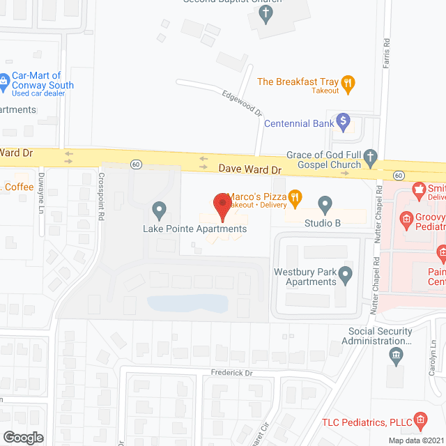 Conway Healthcare and Rehabilitation Center in google map