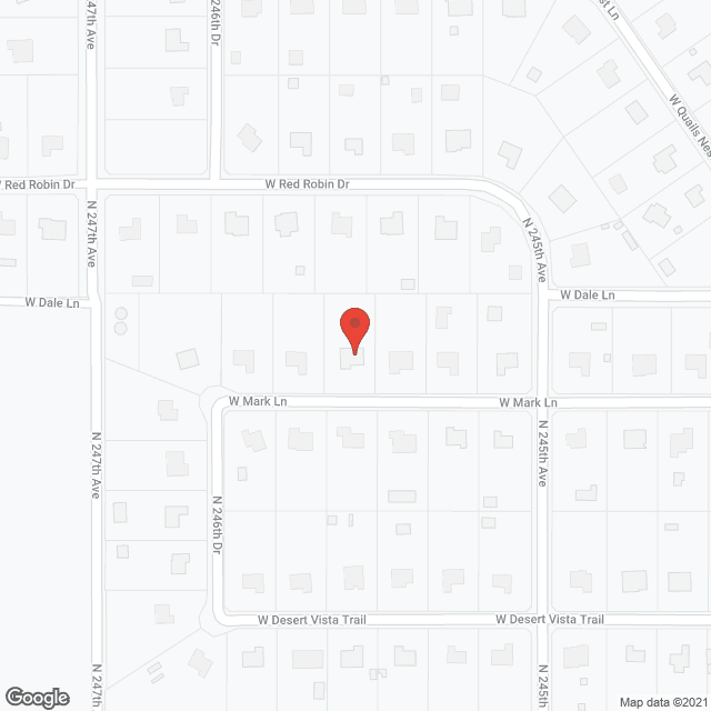 Map of the neighborhood around Twin Hearts Assisted Living Home II