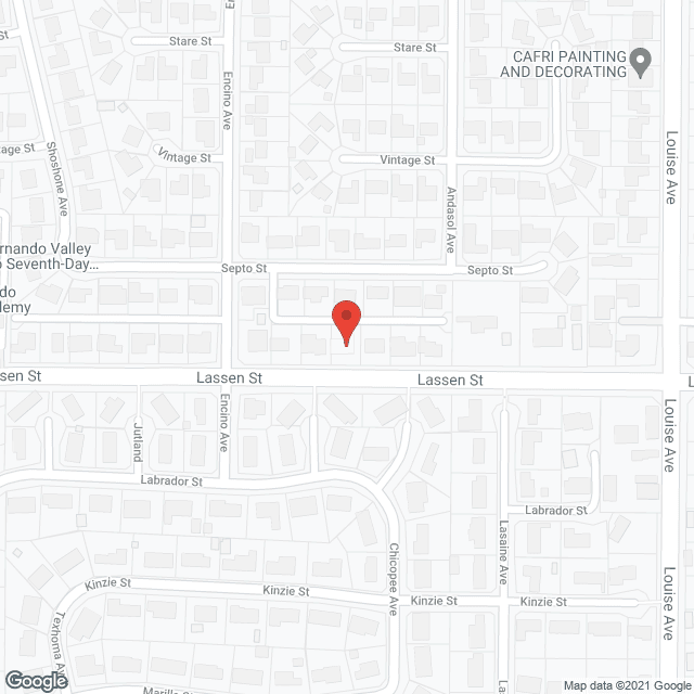 Map of the neighborhood around Remy's Garden 1