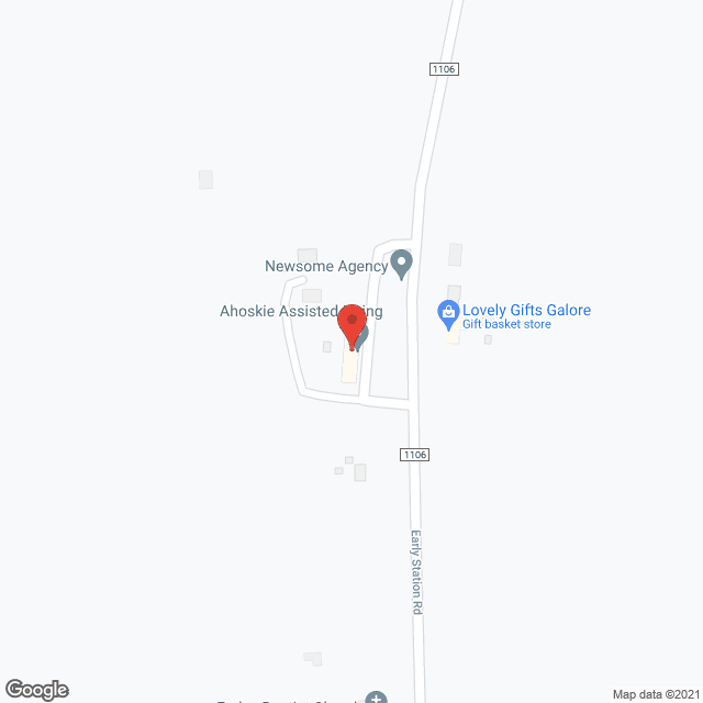 Map of the neighborhood around Pinewood Manor Assisted Living
