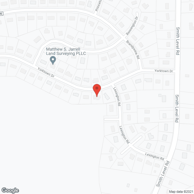 Map of the neighborhood around Charles House - Yorktown Eldercare Home