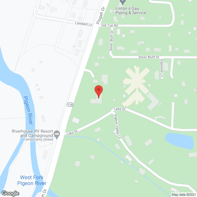 Map of the neighborhood around Pigeon Valley Rest Home