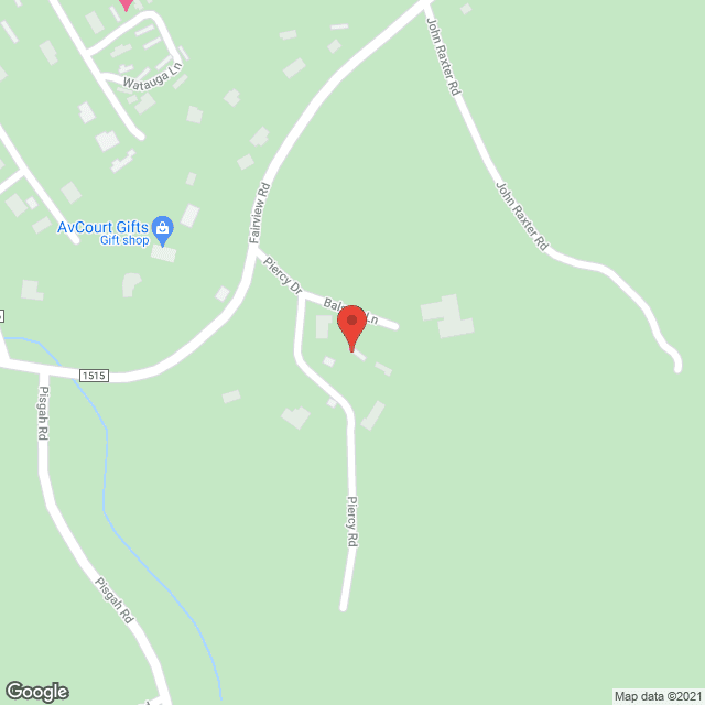 Map of the neighborhood around Whispering Pines Family Care Home
