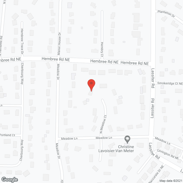 Map of the neighborhood around Gold Team Care
