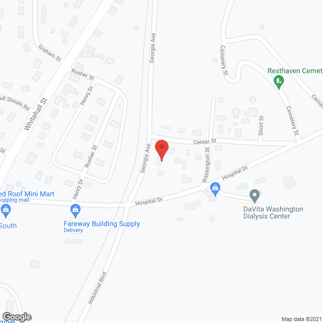 Map of the neighborhood around Divine Care Assisted Living