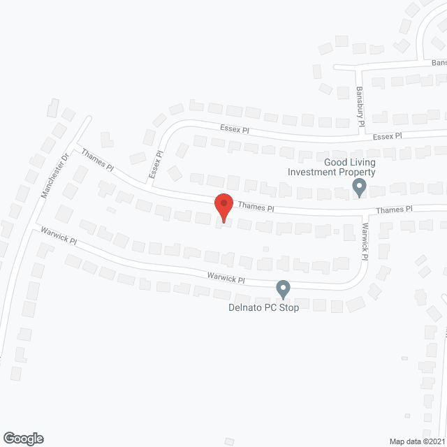 Map of the neighborhood around More Care II