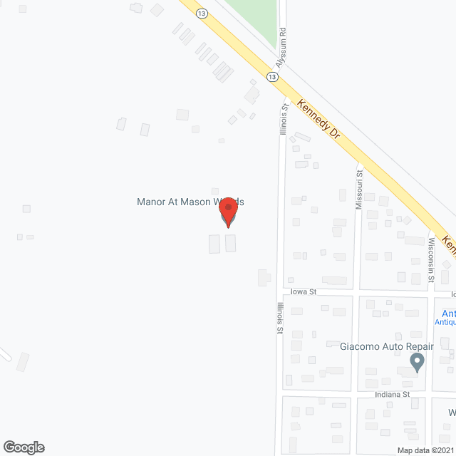 Map of the neighborhood around The Manor at Mason Woods