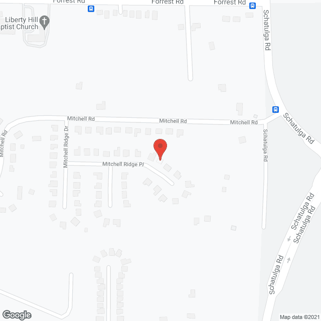 Map of the neighborhood around Pat's House Assisted Living