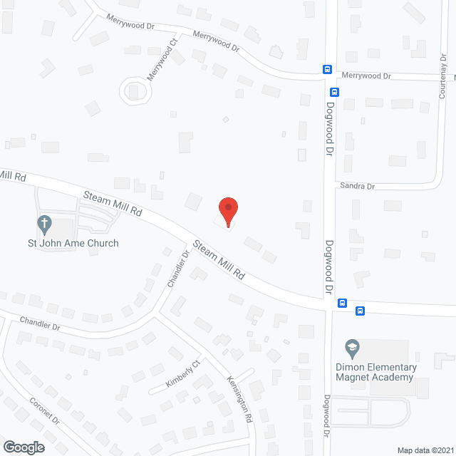Map of the neighborhood around COMPASSIONATE HEARTS ASSISTED LIVING