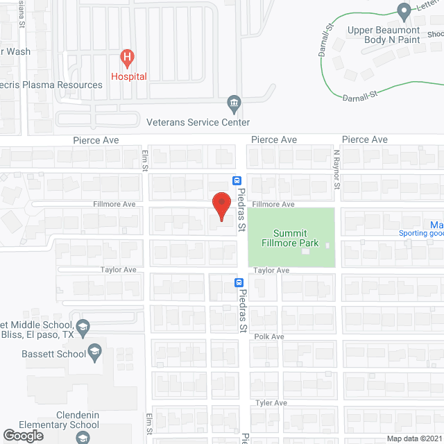 Map of the neighborhood around The Ark
