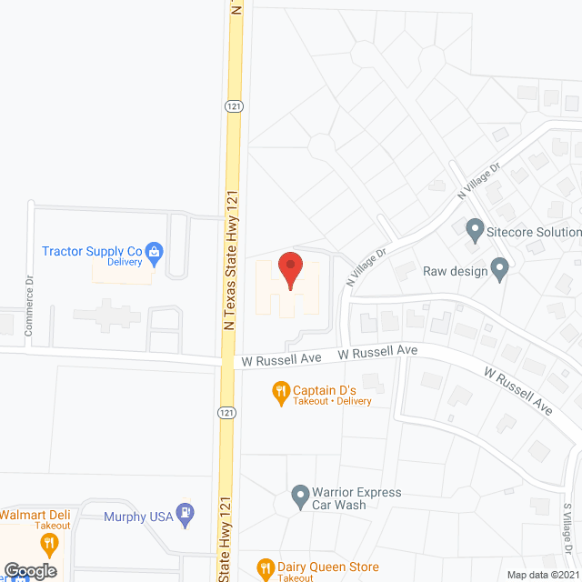 Map of the neighborhood around The Woodmoore