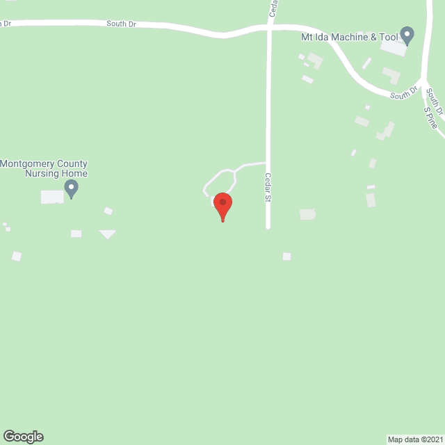 Map of the neighborhood around Montgomery County Assisted Living