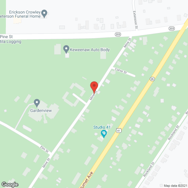 Map of the neighborhood around Golden Horizons