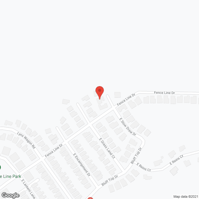Map of the neighborhood around Stone Ridge