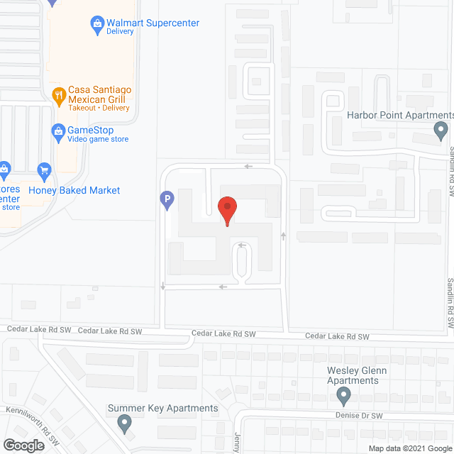 Map of the neighborhood around Welsey Glen