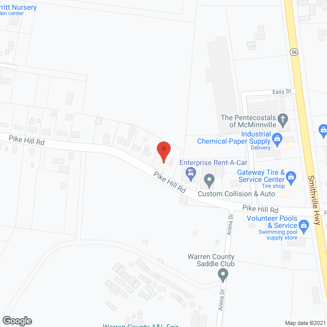 Map of the neighborhood around The Fannie B Manor
