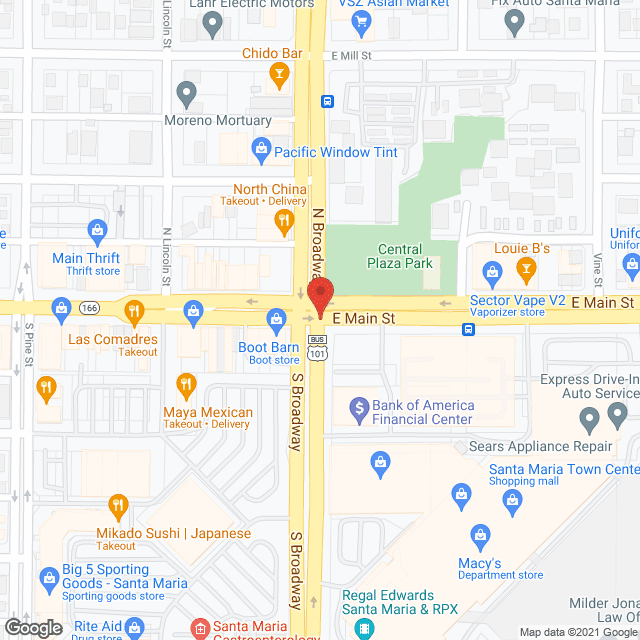 Map of the neighborhood around Valleley RCFE III