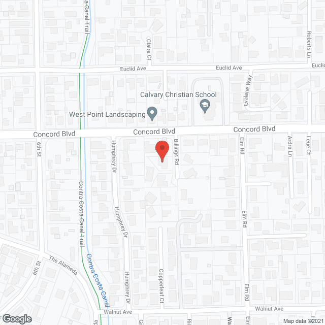 Map of the neighborhood around Penny's Guest Home- Billings