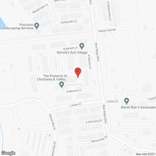 Map of the neighborhood around Village of Barrett's Run
