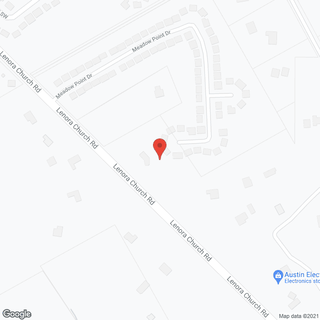 Map of the neighborhood around Sunshine Dream ALF