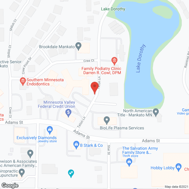 Map of the neighborhood around Realife Mankato Cooperative