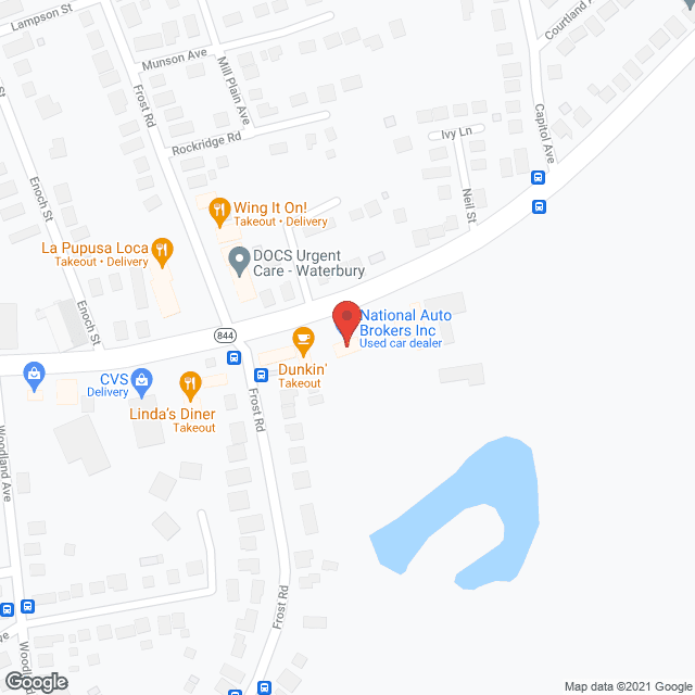 Map of the neighborhood around Southford Park